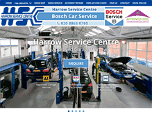 Tablet Screenshot of harrowservice.co.uk